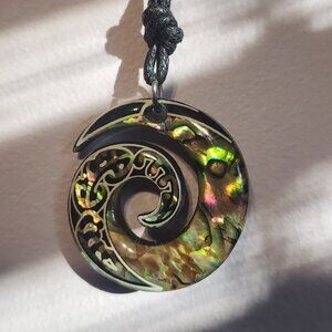 2/$13 Colorful Spiral Lightweight Pendant Necklace